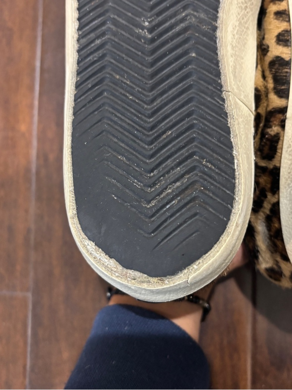 Golden Goose Women's Super-Star in leopard print leather - Picture 13 of 14